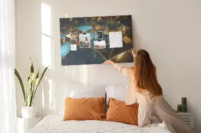 Dekoratív absztrakt parafatábla