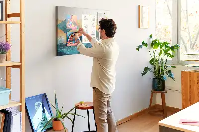 Parafatábla hegycsúcsok látképével