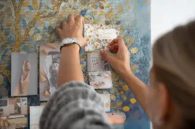 Absztrakt fa mintás parafa üzenőtábla