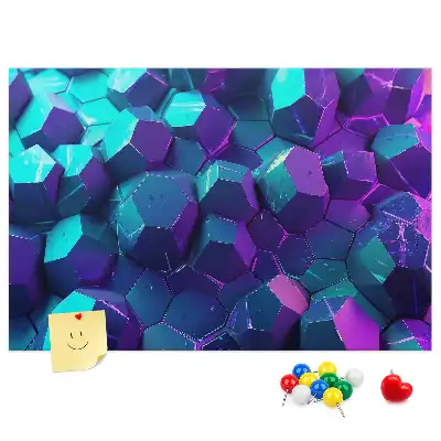 Geometriai alakzatú parafa üzenőtábla
