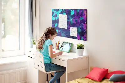 Geometriai alakzatú parafa üzenőtábla