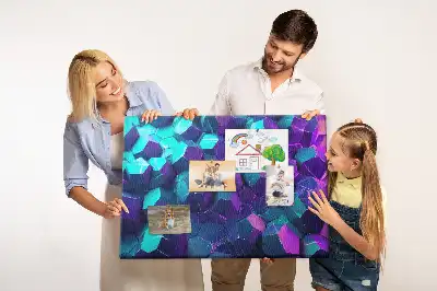 Geometriai alakzatú parafa üzenőtábla