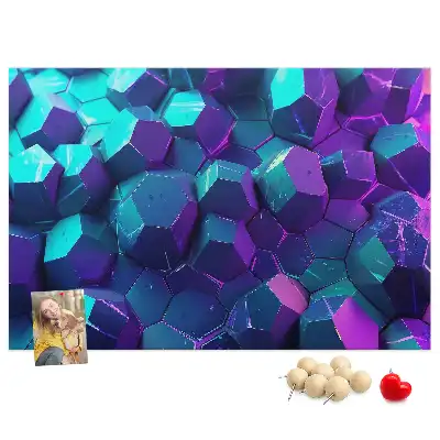 Geometriai alakzatú parafa üzenőtábla