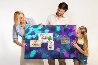 Geometriai alakzatú parafa üzenőtábla