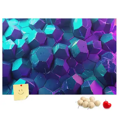 Geometriai alakzatú parafa üzenőtábla