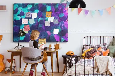 Geometriai alakzatú parafa üzenőtábla