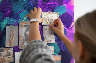 Geometriai alakzatú parafa üzenőtábla