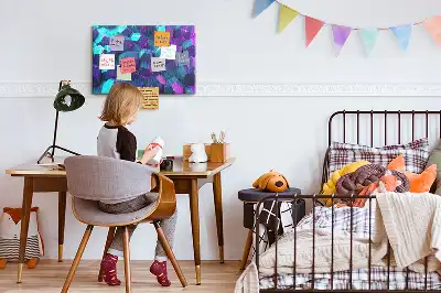 Geometriai alakzatú parafa üzenőtábla