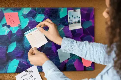 Geometriai alakzatú parafa üzenőtábla