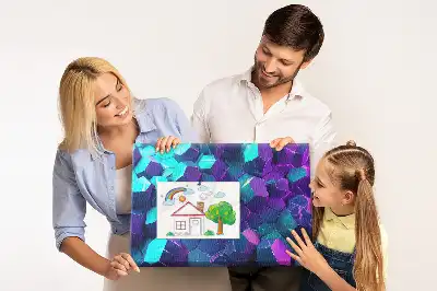 Geometriai alakzatú parafa üzenőtábla