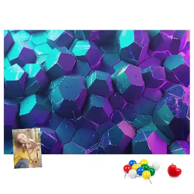 Geometriai alakzatú parafa üzenőtábla