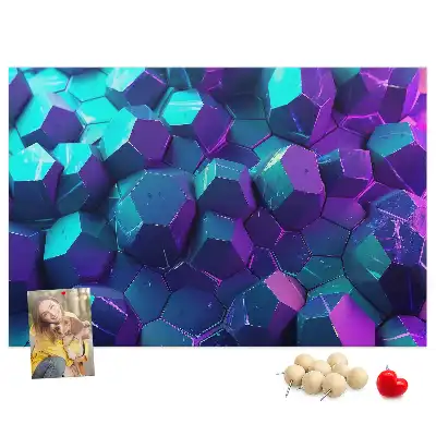 Geometriai alakzatú parafa üzenőtábla