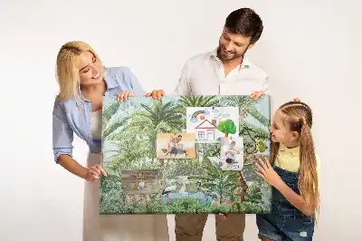 Dzsungel vadvilág mintás parafatábla