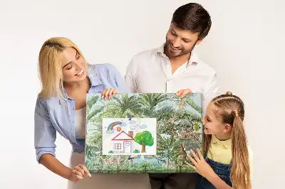 Dzsungel vadvilág mintás parafatábla