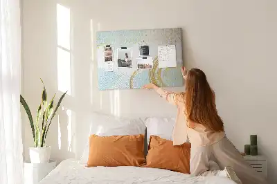 Parafatábla dekoratív grafikai motívummal