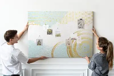 Parafatábla dekoratív grafikai motívummal