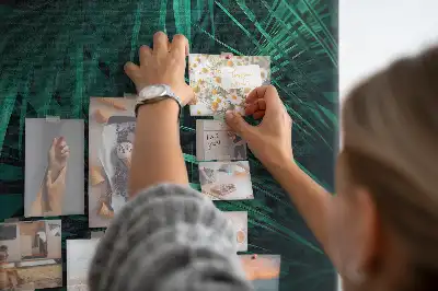 Egzotikus dzsungel mintás parafa üzenőtábla