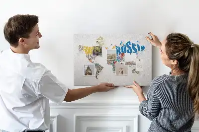 Parafa üzenőtábla Földrajz mintával