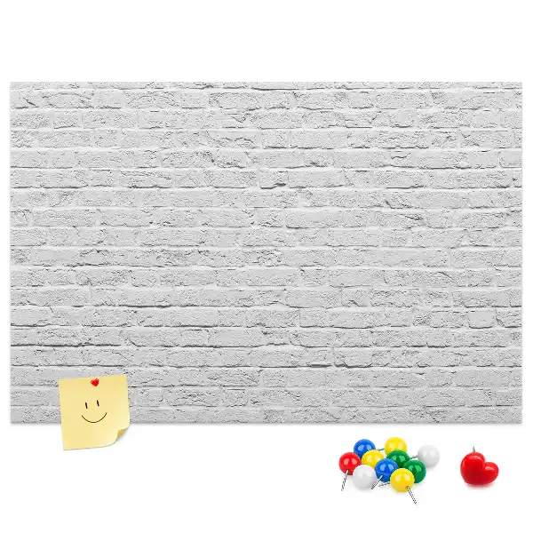 Parafa üzenőtábla téglafal mintával