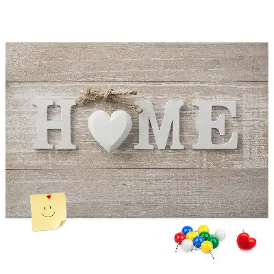 Fali parafa üzenőtábla home felirat falra