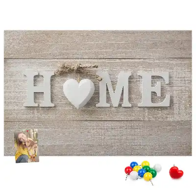 Fali parafa üzenőtábla Home felirattal