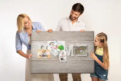 Fali parafa üzenőtábla Home felirattal