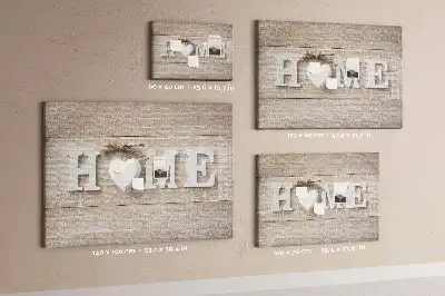 Fali parafa üzenőtábla Home felirattal