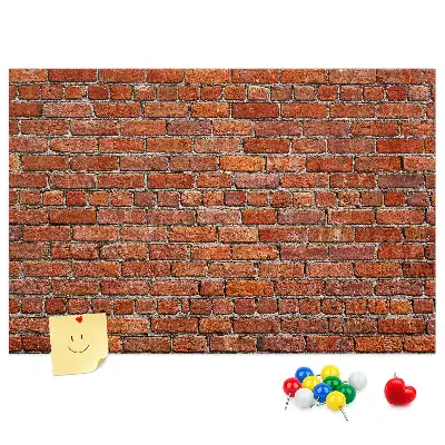 Parafa üzenőtábla öreg téglafal mintával