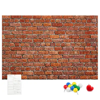 Parafa üzenőtábla öreg téglafal mintával