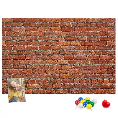 Parafa üzenőtábla öreg téglafal mintával
