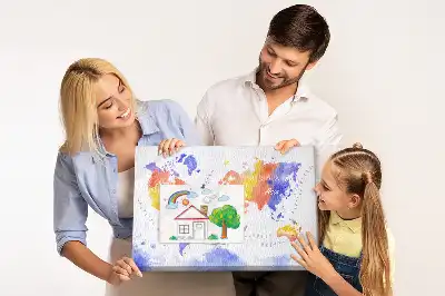 Festett világtérkép mintás parafa üzenőtábla