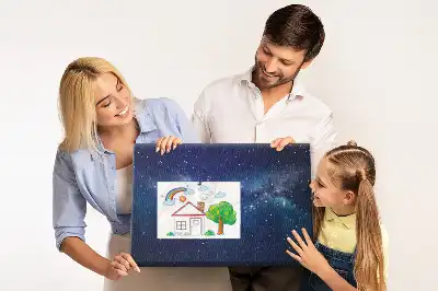 Parafatábla sötét égbolt csillagok mintával