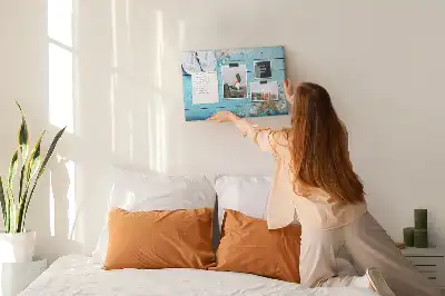 Kagyló mintás parafa üzenőtábla