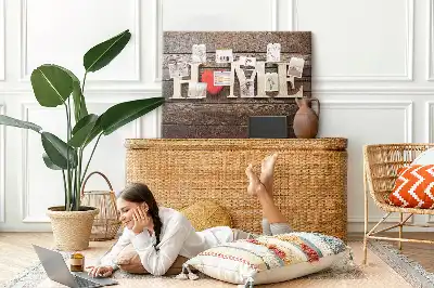Parafa üzenőtábla "home" felirattal