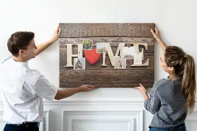 Parafa üzenőtábla "home" felirattal