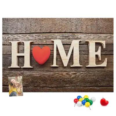 Parafa üzenőtábla "home" felirattal