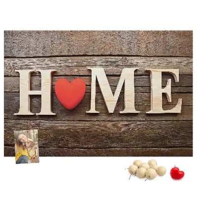 Parafa üzenőtábla "home" felirattal