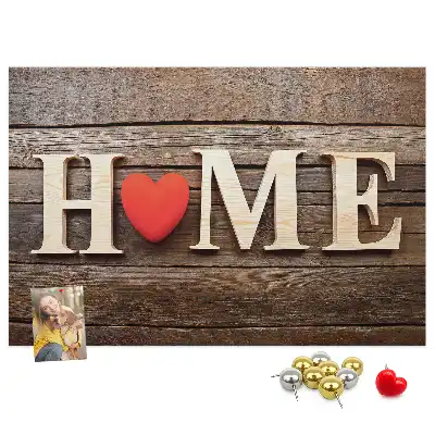Parafa üzenőtábla "home" felirattal