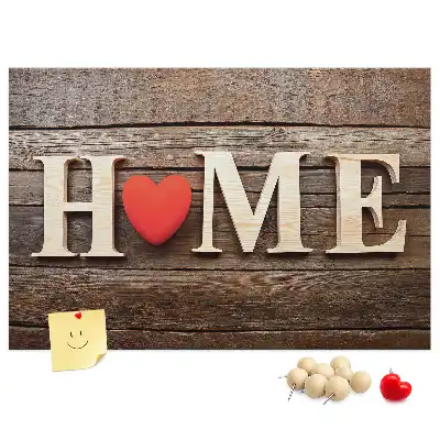 Parafa üzenőtábla "home" felirattal