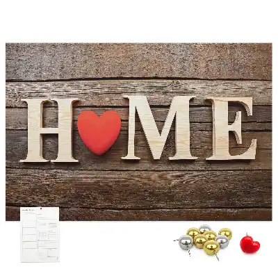Parafa üzenőtábla "home" felirattal