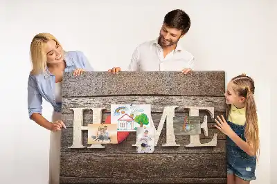 Parafa üzenőtábla "home" felirattal
