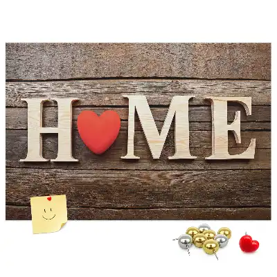 Parafa üzenőtábla "home" felirattal
