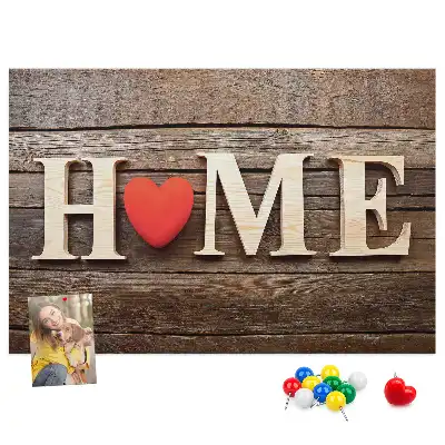 Parafa üzenőtábla "home" felirattal