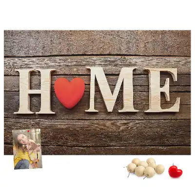 Parafa üzenőtábla "home" felirattal