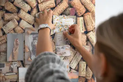 Parafatábla borosdugó mintával