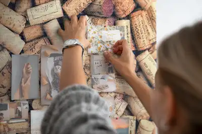 Parafatábla borosdugó mintával