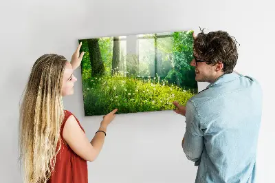 Tavaszi természet mintás fali mágneses tábla
