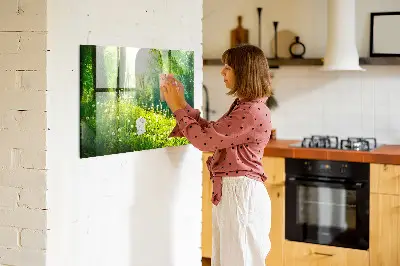 Tavaszi természet mintás fali mágneses tábla