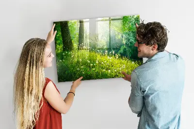 Tavaszi természet mintás fali mágneses tábla