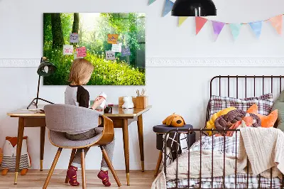 Tavaszi természet mintás fali mágneses tábla